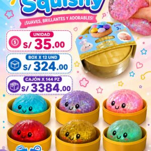 squishy sirena con luz led